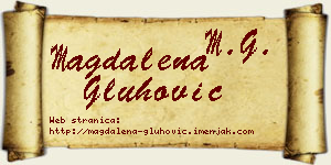 Magdalena Gluhović vizit kartica